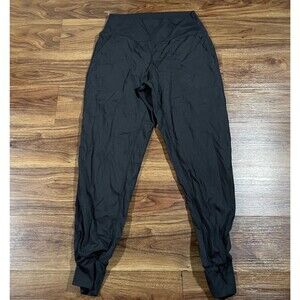 G Gradual Women's Black Activewear Jogger Leggings Womens Medium Pockets
